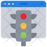 icon for online traffic light
