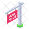 property sale board icon png