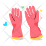icon for gardening gloves