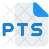 pts file icon png