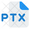 icons for ptx file