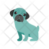 icon for pug dog