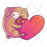 heart chart emoji