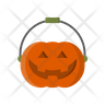 icon pumpkin basket