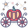 pumpkin carriage icon png