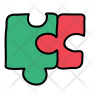 puzzle card icon