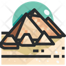 pyramids of giza icons