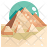 pyramids of giza icon png
