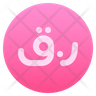 icon for qatari riyal