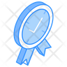 icons of quality assurance badge