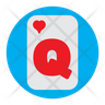 icons for queen of hearts