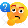question emoji icon svg