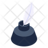 quill pot icon png