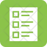quiz paper icon png