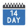 14 days icon png