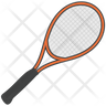 squash racquet logo