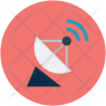 icons of radar antenna
