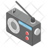 icons of radio speaker