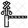 railroad barrier icons free
