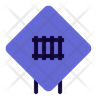 railroad crossing icon svg