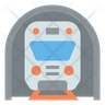 icons for train tunnel