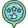 rated icon svg