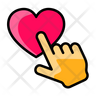heart rating icon png