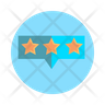 rating stars icon