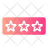 icons of rating stars