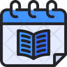 library calendar icon png