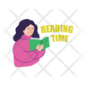 icons of reading time