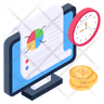 real time statistics icon