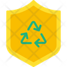 recycle shield icons