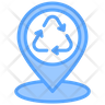 recycling point icon png