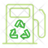 free recycling station icons