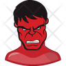 icon for red hulk