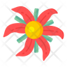 red lily icon svg