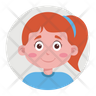 icon for redhead