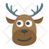 reindeer antlers icon