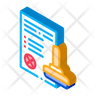 icons of cancel document