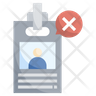 rejected card icon png