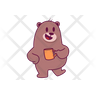 free brown bear icons