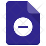icon for delete document