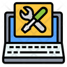 repair laptop symbol