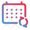 repeat calendar icon png
