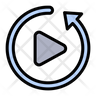 replay video icon