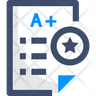 report card icons