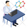 atom structure icon