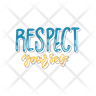 icon respect