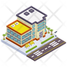 icon for restaurant building